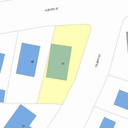 42 Auburn St, Newton, MA 02465 plot plan