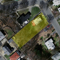 76 Harding St, Newton, MA 02465 aerial view