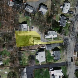 91 Freeman St, Newton, MA 02466 aerial view