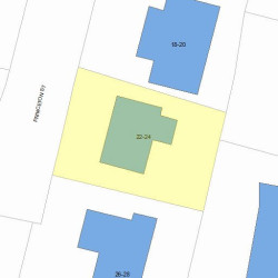 24 Princeton St, Newton, MA 02458 plot plan