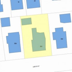 365 Cabot St, Newton, MA 02460 plot plan