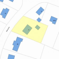 18 Varick Rd, Newton, MA 02468 plot plan