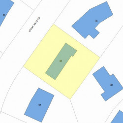 44 Stony Brae Rd, Newton, MA 02461 plot plan