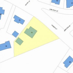 64 Homer St, Newton, MA 02459 plot plan