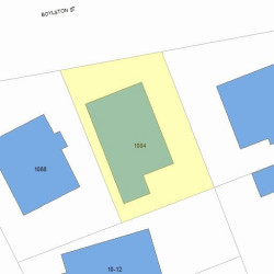 1084 Boylston St, Newton, MA 02461 plot plan