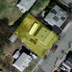 41 Chandler Pl, Newton, MA 02464 aerial view