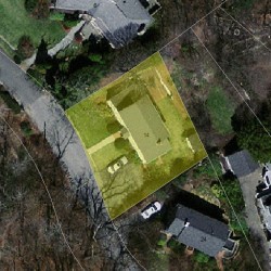 14 Aspen Ave, Newton, MA 02466 aerial view