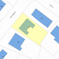 99 Esty Farm Rd, Newton, MA 02459 plot plan