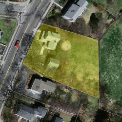 244 Lexington St, Newton, MA 02466 aerial view