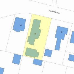 38 Richardson St, Newton, MA 02458 plot plan