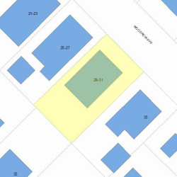29 Woodrow Ave, Newton, MA 02460 plot plan