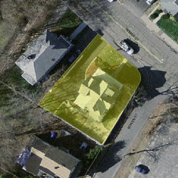 40 Homer St, Newton, MA 02459 aerial view