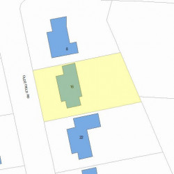 16 Olde Field Rd, Newton, MA 02459 plot plan