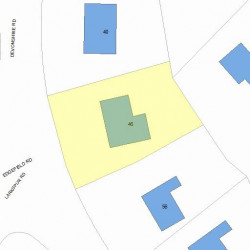 46 Devonshire Rd, Newton, MA 02468 plot plan