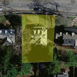 46 Nonantum St, Newton, MA 02458 aerial view