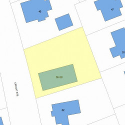 56 Circuit Ave, Newton, MA 02461 plot plan