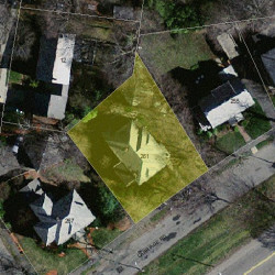 261 Commonwealth Ave, Newton, MA 02459 aerial view