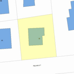 55 Pelham St, Newton, MA 02459 plot plan