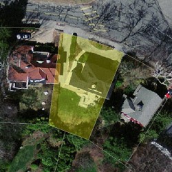 21 Clark St, Newton, MA 02459 aerial view