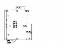 131 Prince St, Newton, MA 02465 floor plan