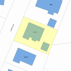 10 Crosby Rd, Boston, MA 02467 plot plan