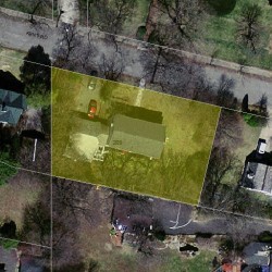 209 Kent Rd, Newton, MA 02468 aerial view