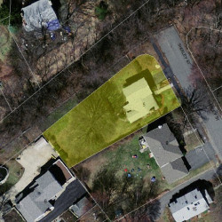 5 Shirley St, Newton, MA 02465 aerial view