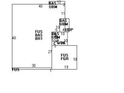 188 Quinobequin Rd, Newton, MA 02468 floor plan