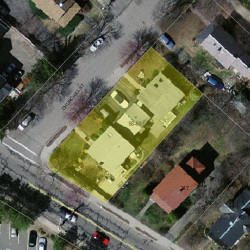 58 Churchill St, Newton, MA 02460 aerial view