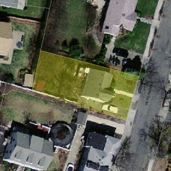 12 Westland Ter, Newton, MA 02465 aerial view