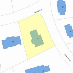 31 Tamworth Rd, Newton, MA 02468 plot plan