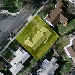 82 Greenwood St, Newton, MA 02459 aerial view