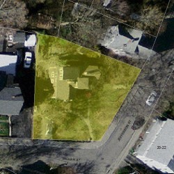 19 Jefferson St, Newton, MA 02458 aerial view