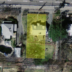 750 Boylston St, Newton, MA 02459 aerial view