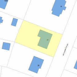 23 Rotherwood Rd, Newton, MA 02459 plot plan