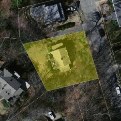 15 Dexter Rd, Newton, MA 02460 aerial view