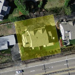 80 Jackson St, Newton, MA 02459 aerial view
