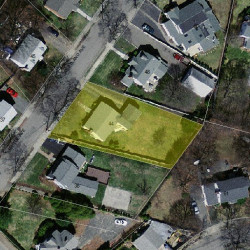 44 Westland Ave, Newton, MA 02465 aerial view