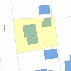 108 Morton St, Newton, MA 02459 plot plan