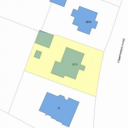 1870 Commonwealth Ave, Newton, MA 02466 plot plan