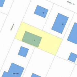 8 Perry Rd, Newton, MA 02466 plot plan