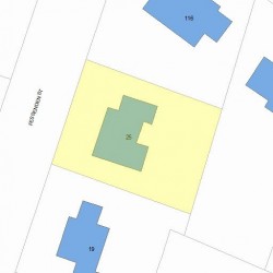 25 Fessenden St, Newton, MA 02460 plot plan