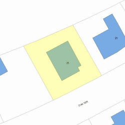 25 Oak Ter, Newton, MA 02461 plot plan