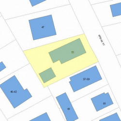 53 Bridge St, Newton, MA 02458 plot plan