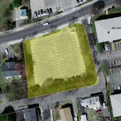 25 River Ave, Newton, MA 02464 aerial view