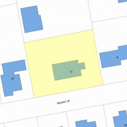 19 Regent St, Newton, MA 02465 plot plan