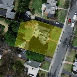 21 Wamesit Rd, Newton, MA 02468 aerial view