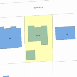 94 Madison Ave, Newton, MA 02460 plot plan