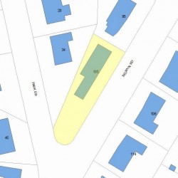 105 Selwyn Rd, Newton, MA 02461 plot plan