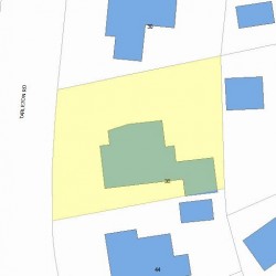 36 Tarleton Rd, Newton, MA 02459 plot plan